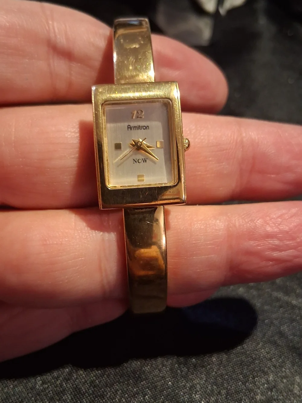 Armitron Gold-Tone Women's Bangle Watch - Elegant Gold
